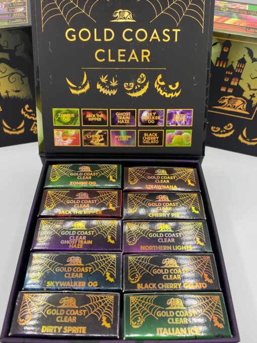 GOLD COAST CLEAR CARTS Halloween Edition (100 COUNT)