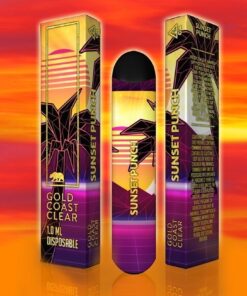 GOLD COAST CLEAR CARTS Sunset Punch ( DISPOSABLE )